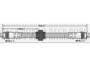 BORG & BECK BBH7178 stabdžių žarnelė 
 Stabdžių sistema -> Stabdžių žarnelės
7700437993