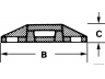 HERTH+BUSS ELPARTS 50265721 tvirtinimo lizdas, kabelio juosta