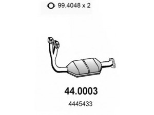 ASSO 44.0003 katalizatoriaus keitiklis 
 Išmetimo sistema -> Katalizatoriaus keitiklis
4445433