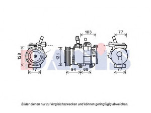 AKS DASIS 852666N kompresorius, oro kondicionierius 
 Oro kondicionavimas -> Kompresorius/dalys
977011J100, 977011J101, 977011R000