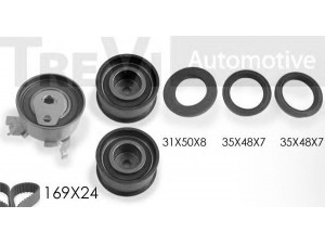 TREVI AUTOMOTIVE KD1177S paskirstymo diržo komplektas 
 Techninės priežiūros dalys -> Papildomas remontas