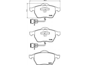 HELLA PAGID 8DB 355 008-531 stabdžių trinkelių rinkinys, diskinis stabdys 
 Techninės priežiūros dalys -> Papildomas remontas
4D0698151G, 4D0698151J, 4D0698151G