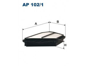 FILTRON AP102/1 oro filtras 
 Techninės priežiūros dalys -> Techninės priežiūros intervalai
17220P0A000, 17220P0AA00, 17220POA000