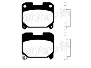 IPS Parts IBR-1294 stabdžių trinkelių rinkinys, diskinis stabdys 
 Techninės priežiūros dalys -> Papildomas remontas
0446614010, 0446614040, 0446620050