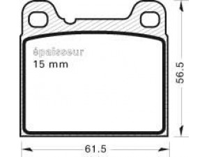 MGA 573 stabdžių trinkelių rinkinys, diskinis stabdys 
 Techninės priežiūros dalys -> Papildomas remontas
2713360, 2717023, 2717585, 2718245
