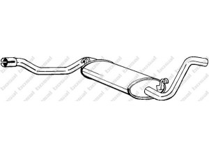 BOSAL 105-913 galinis duslintuvas 
 Išmetimo sistema -> Duslintuvas
811 253 409 F