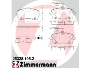 ZIMMERMANN 25328.195.2 stabdžių trinkelių rinkinys, diskinis stabdys 
 Techninės priežiūros dalys -> Papildomas remontas
4254.78