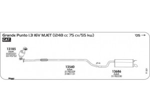 AKS DASIS SGFI321 išmetimo sistema