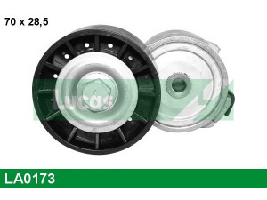 LUCAS ENGINE DRIVE LA0173 įtempiklio svirtis, V formos rumbuotas diržas 
 Diržinė pavara -> V formos rumbuotas diržas/komplektas -> Įtempiklis
46750224