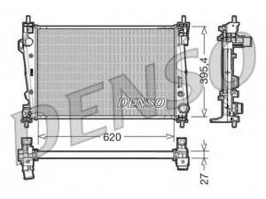 DENSO DRM01007 radiatorius, variklio aušinimas 
 Aušinimo sistema -> Radiatorius/alyvos aušintuvas -> Radiatorius/dalys
50514485