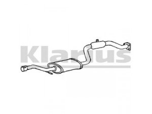 KLARIUS 250438 vidurinis duslintuvas 
 Išmetimo sistema -> Duslintuvas
30854941
