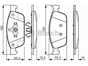 BOSCH 0 986 TB3 207 stabdžių trinkelių rinkinys, diskinis stabdys 
 Techninės priežiūros dalys -> Papildomas remontas
1775091, BV612K021AC