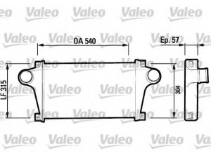 VALEO 816731 tarpinis suslėgto oro aušintuvas, kompresorius 
 Variklis -> Oro tiekimas -> Įkrovos agregatas (turbo/superįkrova) -> Tarpinis suslėgto oro aušintuvas
98412340