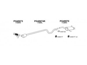 VENEPORTE 450275 išmetimo sistema