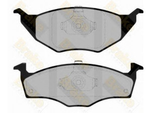 Brake ENGINEERING PA1506 stabdžių trinkelių rinkinys, diskinis stabdys 
 Techninės priežiūros dalys -> Papildomas remontas
6E0698151