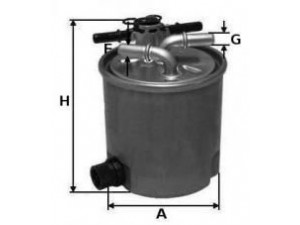 UNIFLUX FILTERS XN433 kuro filtras 
 Techninės priežiūros dalys -> Papildomas remontas
50014134, 37SZ001, 70349786, FC-122S