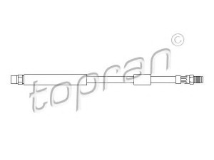 TOPRAN 500 754 stabdžių žarnelė 
 Stabdžių sistema -> Stabdžių žarnelės
1 165 075, 1 166 248, 3430 1 165 075