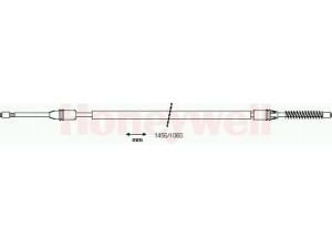 BENDIX 432832B trosas, stovėjimo stabdys 
 Stabdžių sistema -> Valdymo svirtys/trosai
4745H8, 9626385680, 4745H8