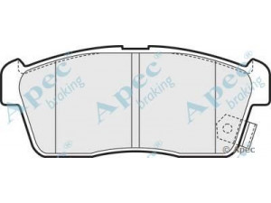 APEC braking PAD1463 stabdžių trinkelių rinkinys, diskinis stabdys 
 Techninės priežiūros dalys -> Papildomas remontas
0049197217, 0049197217000, 04465B1020