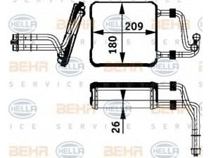 HELLA 8FH 351 311-201 šilumokaitis, salono šildymas 
 Šildymas / vėdinimas -> Šilumokaitis
211 830 04 61, A 211 830 04 61