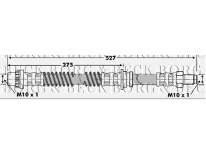 BORG & BECK BBH6843 stabdžių žarnelė 
 Stabdžių sistema -> Stabdžių žarnelės
GBH90335, SHB000930, SHB101221