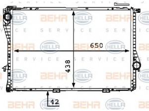HELLA 8MK 376 712-511 radiatorius, variklio aušinimas 
 Aušinimo sistema -> Radiatorius/alyvos aušintuvas -> Radiatorius/dalys
1 436 063, 17 11 1 436 063