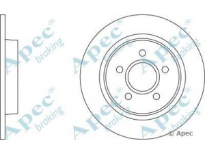 APEC braking DSK2232 stabdžių diskas 
 Stabdžių sistema -> Diskinis stabdys -> Stabdžių diskas
1223566, 1223568, 1253962, 1253963