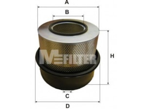 MFILTER A 8000 oro filtras 
 Techninės priežiūros dalys -> Techninės priežiūros intervalai