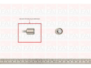 FAI AutoParts T9311 kreipiantysis skriemulys, paskirstymo diržas 
 Diržinė pavara -> Paskirstymo diržas/komplektas -> Laisvasis/kreipiamasis skriemulys
1005120, 7400530, VX028109244VX