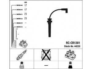 NGK 44228 uždegimo laido komplektas 
 Kibirkšties / kaitinamasis uždegimas -> Uždegimo laidai/jungtys
4773841