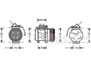 VAN WEZEL 7400K034 kompresorius, oro kondicionierius 
 Oro kondicionavimas -> Kompresorius/dalys
93012602104