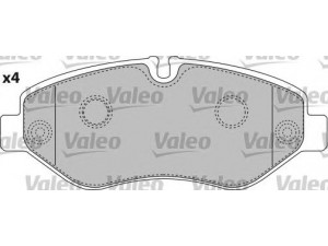 VALEO 541734 stabdžių trinkelių rinkinys, diskinis stabdys 
 Techninės priežiūros dalys -> Papildomas remontas
42555881