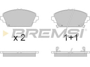 BREMSI BP2870 stabdžių trinkelių rinkinys, diskinis stabdys 
 Techninės priežiūros dalys -> Papildomas remontas
45022S1AE00, 45022S1AE01, 45022S1AE02