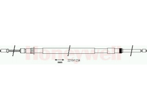 BENDIX 432811B trosas, stovėjimo stabdys 
 Stabdžių sistema -> Valdymo svirtys/trosai
8200002236, 8200253905, 8200694119