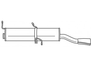 AKS DASIS SG45693 galinis duslintuvas