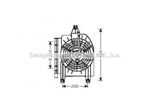AVA QUALITY COOLING KA7514 ventiliatorius, radiatoriaus 
 Aušinimo sistema -> Oro aušinimas
0K30C61710C, 0K30C61710D, OK30C61710C