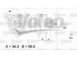 VALEO 436667 kintamosios srovės generatorius 
 Elektros įranga -> Kint. sr. generatorius/dalys -> Kintamosios srovės generatorius
0101544602, 101544602, 0101544602