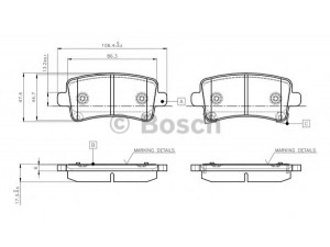 BOSCH 0 986 TB3 106 stabdžių trinkelių rinkinys, diskinis stabdys 
 Techninės priežiūros dalys -> Papildomas remontas
13237766