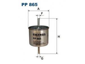 FILTRON PP865 kuro filtras 
 Filtrai -> Kuro filtras
1022150, 6594603, 92FB9155AA, 92FB9155AB