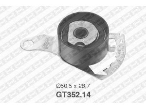 SNR GT352.14 įtempiklio skriemulys, paskirstymo diržas 
 Techninės priežiūros dalys -> Papildomas remontas
1040678, 1099553, 1E07-12-700A