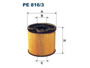 FILTRON PE816/3 kuro filtras 
 Techninės priežiūros dalys -> Papildomas remontas
1906 C5, 190651, 1906A1, 9401906508