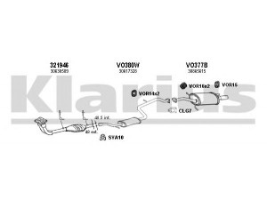 KLARIUS 960320U išmetimo sistema 
 Išmetimo sistema -> Išmetimo sistema, visa