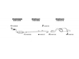VENEPORTE 550085 išmetimo sistema