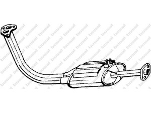 BOSAL 219-163 priekinis duslintuvas 
 Išmetimo sistema -> Duslintuvas
14150-60A00, 14150-60A01
