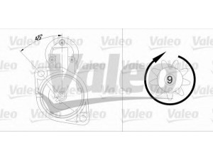 VALEO 455676 starteris 
 Elektros įranga -> Starterio sistema -> Starteris
12 41 1 719 999, 12 41 1 720 642