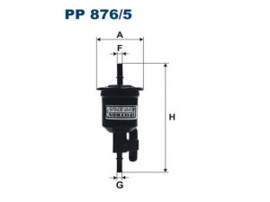 FILTRON PP876/5 kuro filtras 
 Techninės priežiūros dalys -> Papildomas remontas
319113A500