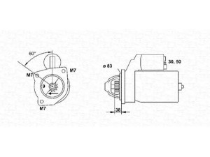 MAGNETI MARELLI 943251099010 starteris 
 Elektros įranga -> Starterio sistema -> Starteris