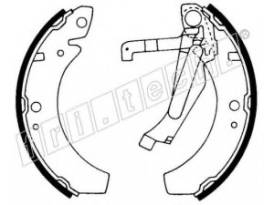 fri.tech. 1124.270 stabdžių trinkelių komplektas 
 Techninės priežiūros dalys -> Papildomas remontas
171609537, 171698527QV, 171609528B