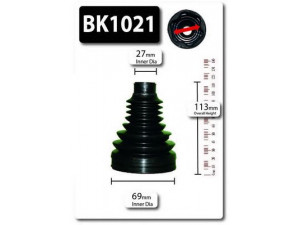 SHAFTEC BK1021 gofruotoji membrana, kardaninis velenas 
 Ratų pavara -> Gofruotoji membrana