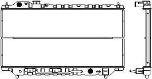 SAKURA  Automotive 1161-0211 radiatorius, variklio aušinimas